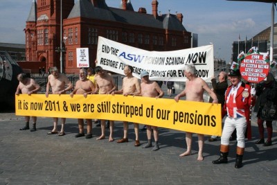 Cardiff demonstration March 2011